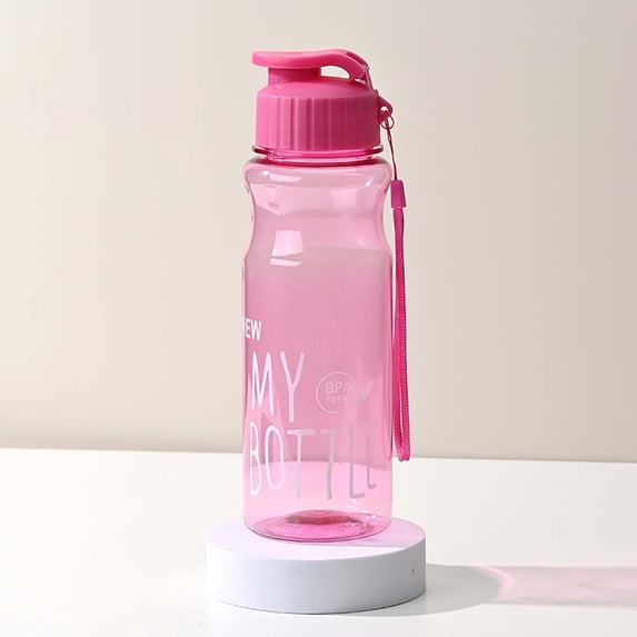 Clear Water Bottle, Water Bottle Plastic, Plastic Bottles, Reusable Water Bottle, Flip top Bottles, Pink Pet, Water Bottle Gym, Hiking Water Bottle, Cold Water Bottle, Outdoor