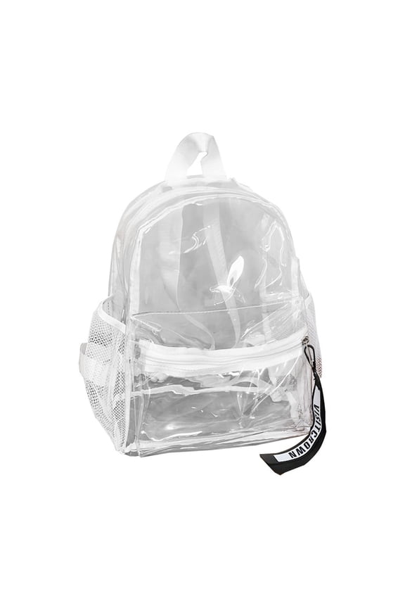 Clear Waterproof Pvc Backpack for School Travel Beach Daily Use