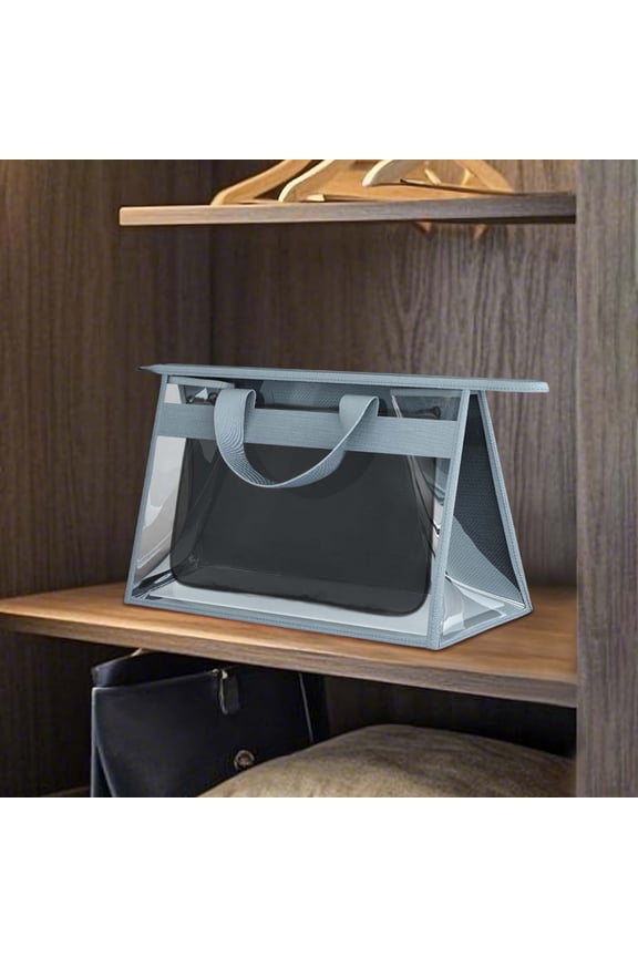 Clear Waterproof Transparent Handbag Protective Bag, Large-capacity Storage Bag, Polyester, Visible Space, Easy Access, Modern Style, Travelers, Everyday Use, Protective Cover Sopatenor