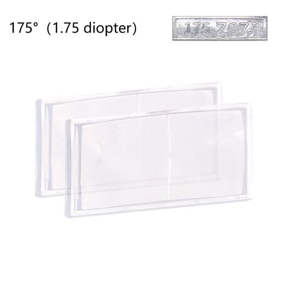 Clear Welding Magnification Lens 2Pcs 1.97"X4.25" Pc Protective Lens For Helmets - High Definition Anti-Glare Spark-Resistant Multiple Magnifications Available 175