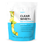 Legion Athletics Clear Whey Protein Isolate Lactose-Free Lemon Lime Flavor 22g Protein 1 Count 20 Servings