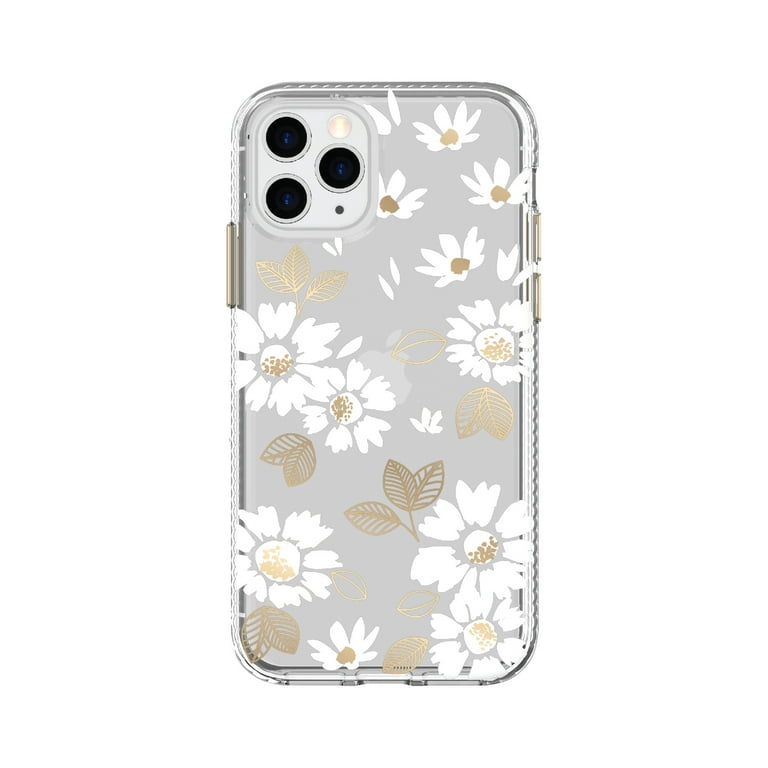 Clear White Floral Phone Case for iPhone 11 Pro Max
