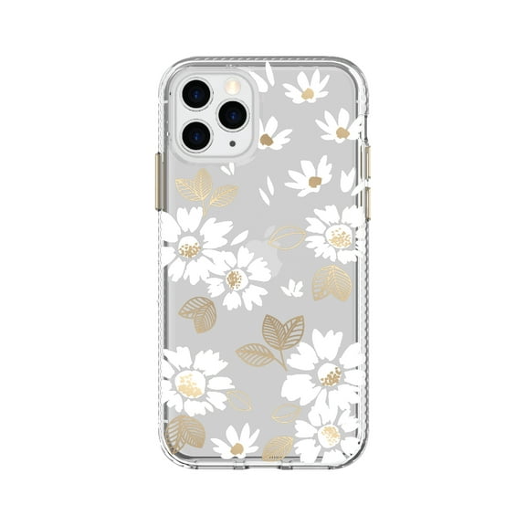 Clear White Floral Phone Case for iPhone 11 Pro Max
