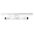 thumbnail image 1 of Clear White Metric  Multi-purpose Drawing Rolling Ruler, 1 of 1
