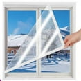 thumbnail image 1 of Clear Window Insulation Film | Winter Windproof Thermal Curtain | Thickened Plastic | Cold Draft Blocker for Home & Office | 1-Pack, 1 of 5