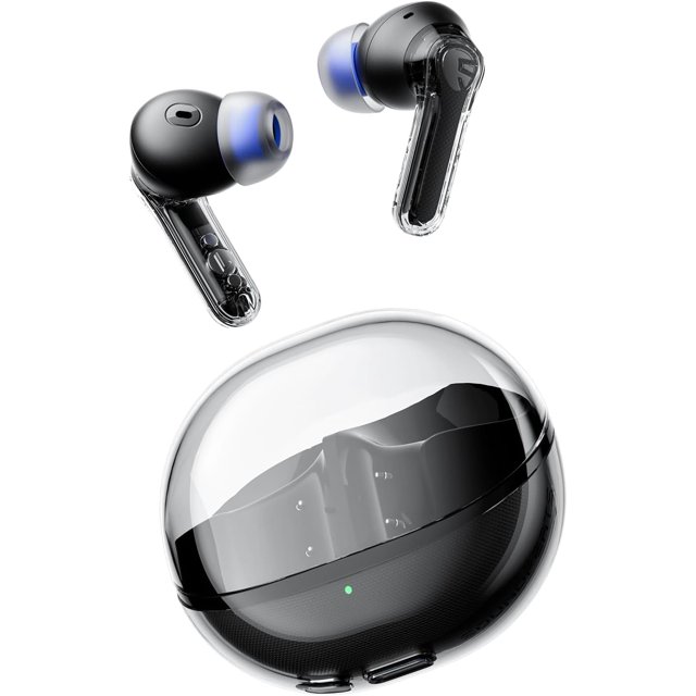 Clear Wireless Earbuds Inexpensive Earbuds, Bluetooth 5.3 Ear Buds 12mm