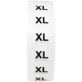 thumbnail image 1 of Clear XL Clothing Size Strip Stickers | 0.75" x 4" Inches | 200 Pack, 1 of 2