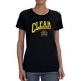 thumbnail image 1 of Clear Your Mind Grunge Style Shaped T-Shirt Women -Image by Shutterstock, Female Small, 1 of 4