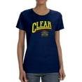 thumbnail image 1 of Clear Your Mind Grunge Style Shaped T-Shirt Women -Image by Shutterstock, Female XX-Large, 1 of 4