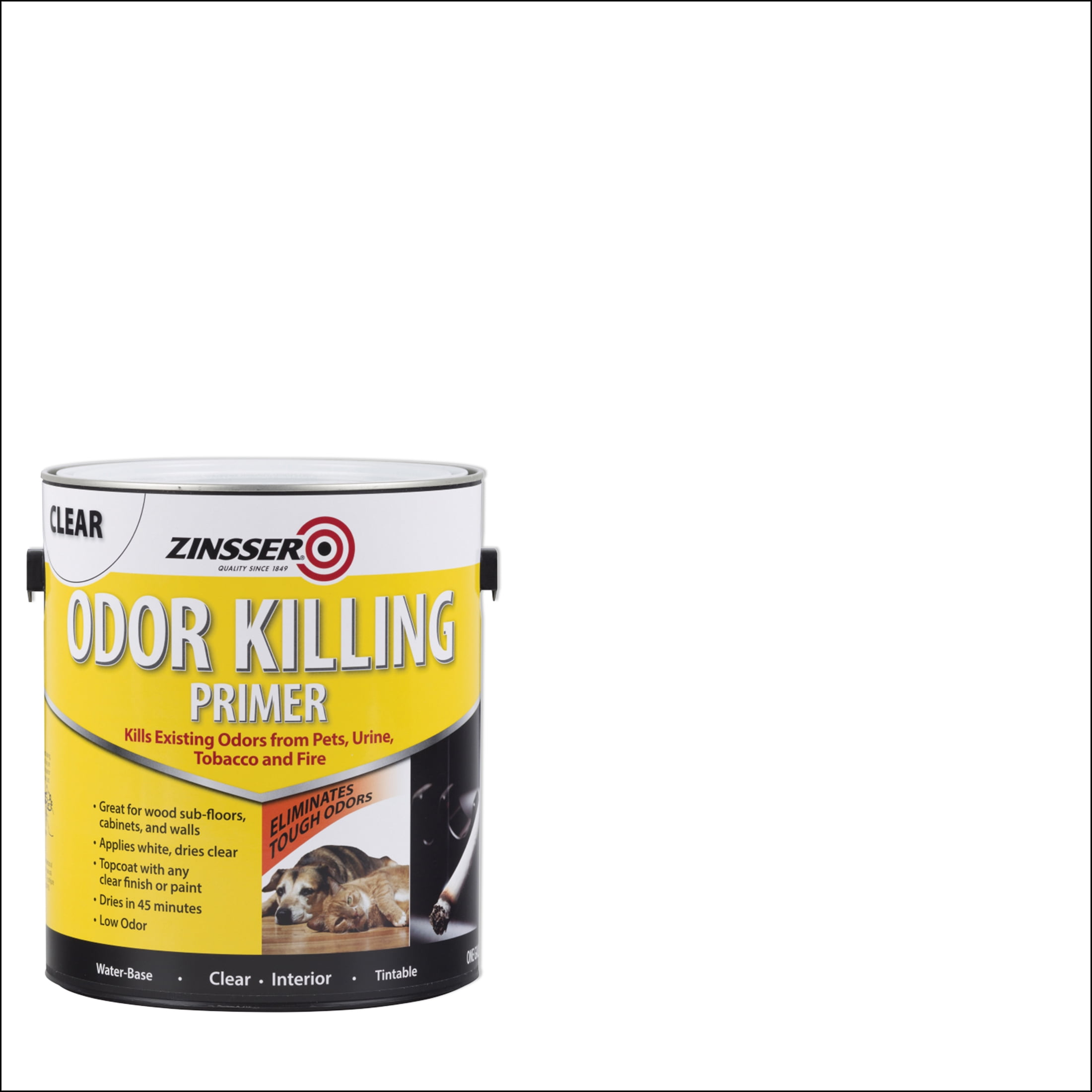 Clear, Zinsser Odor Killing Primer Gallon, 2 Pack