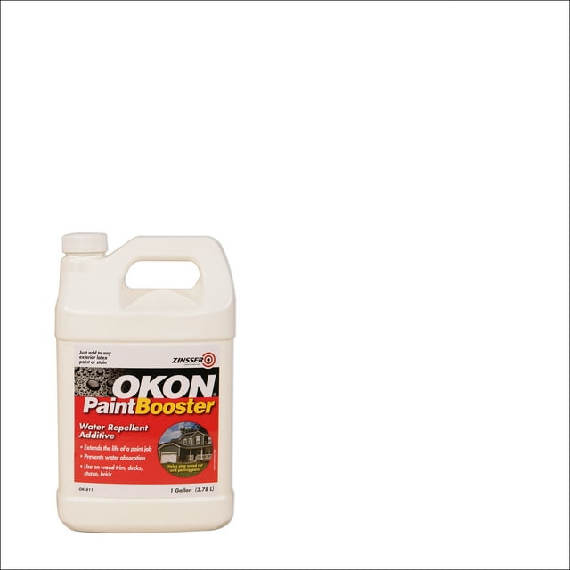Clear, Zinsser Okon Paintbooster Water Repellent Additive for Latex