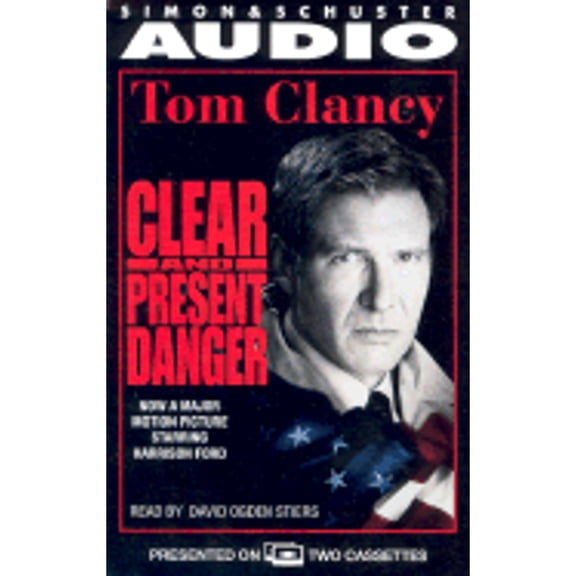 Pre-Owned Clear and Present Danger (Audiobook 9780671898007) by Tom Clancy, David Ogden Stiers