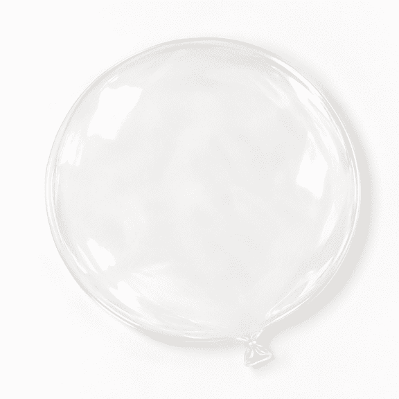 Clear balloons for Stuffing Large Balloons 24 Inch Translucent Balloon Jumbo Balloons Giant Globe Strong Latex Big Round Balloon Decorating Wedding, Shower, Birthday Party Helium Quality