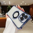 thumbnail image 1 of Clear for iPhone 13 Pro Magnetic Case Compatible with MagSafe, Military Grade Shockproof Full Camera & Four-Corner Protection Anti-Fingerprints Transparent Case for iPhone 13 Pro, Blue, 1 of 8