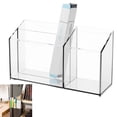 thumbnail image 1 of Clear plastic Magnetic Marker Holder Magnetic Dry Erase Marker Holder Wall Pen Holder Dry Erase Marker Holder Locker Pencil Organizer for Whiteboard Refrigerator Home,BX1, 1 of 7