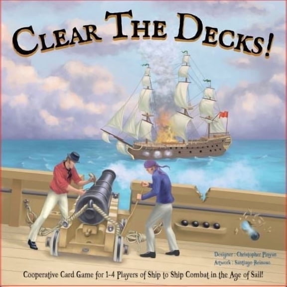 Clear the Decks! by Crispy Games - Cooperative Sea Battle Card Game for  1-4 Players