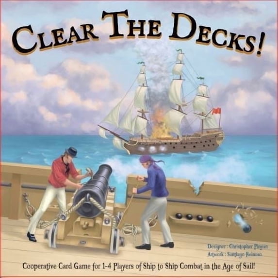 Clear the Decks! by Crispy Games - Cooperative Sea Battle Card Game for 1-4 Players