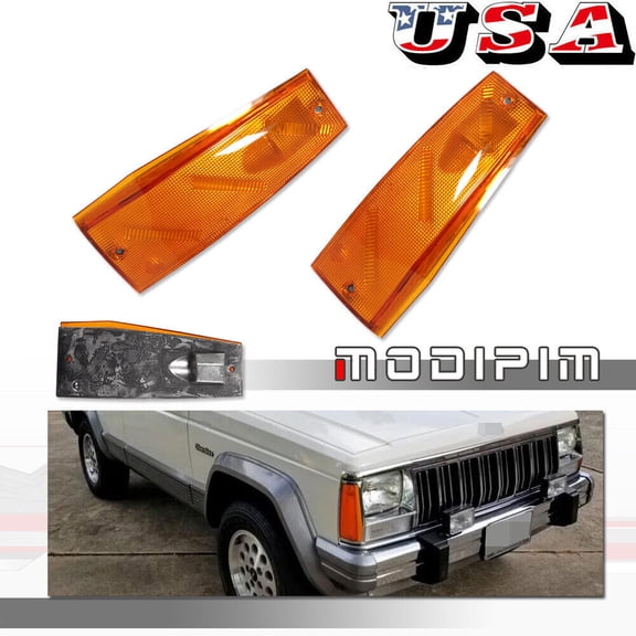 Side Marker Lights for 1984 - 1996 for Jeep CHEROKEE WAGONEER COMANCHE -