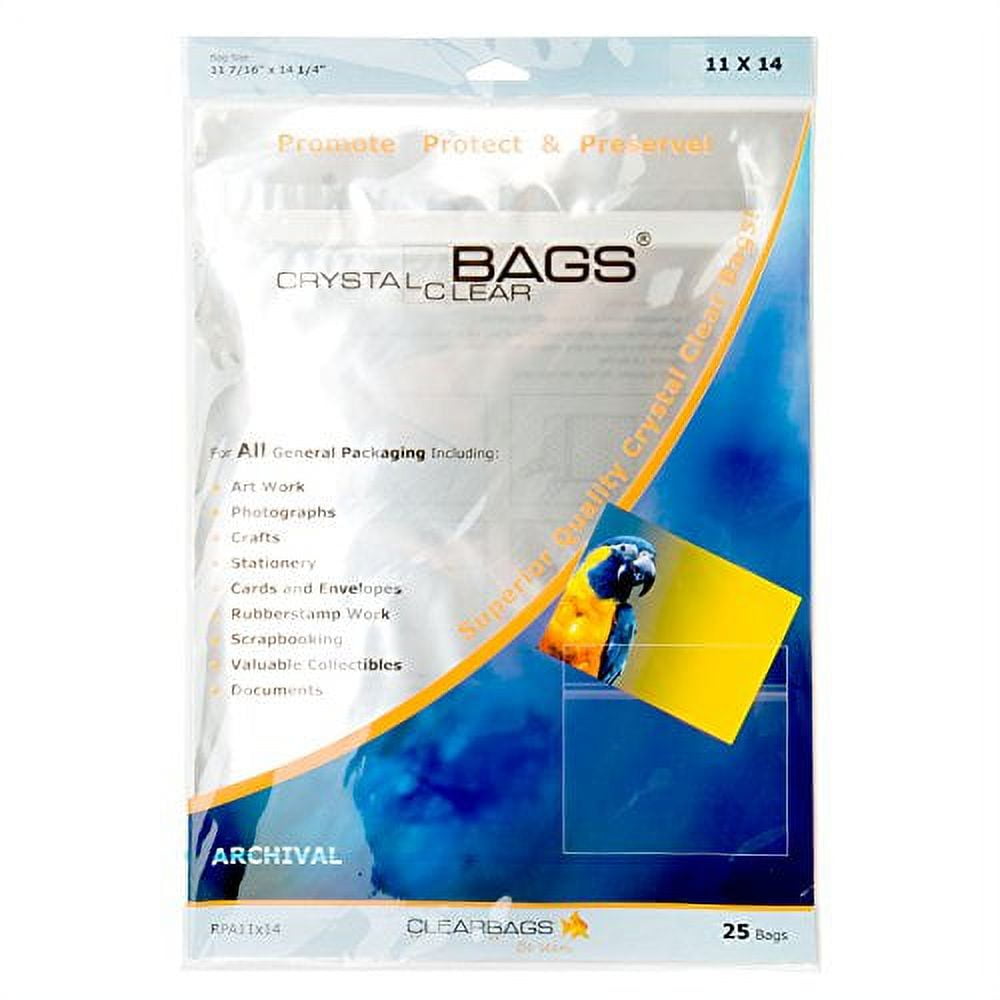 Discover our Flap Seal Crystal Clear Bags for 8x10 Art or Photography