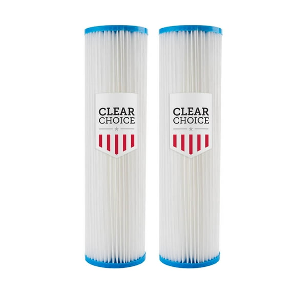 ClearChoice Replacement for Pentek / Culligan Pleated 10" Sediment Filter (2-Pack)