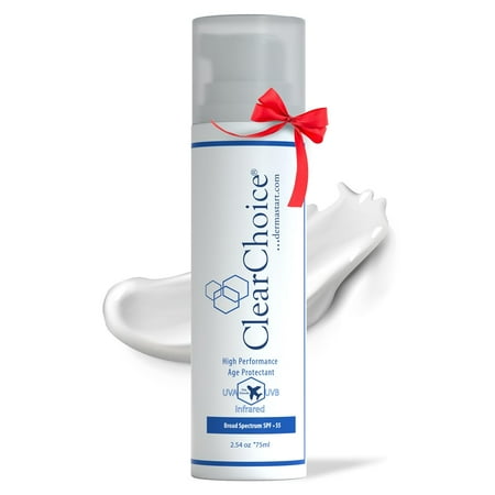 Clear Choice Sport Shield SPF 55 Sunscreen, Non-Comedogenic, Zinc Oxide, Antioxidants, For All Skin Types