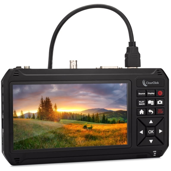 ClearClick HD Video Capture Box Ultimate 3.0 (Third Generation) - Capture or Stream Video from HDMI, DVI, SDI, S-Video, RCA, AV, VHS, VCR, DVD, Camcorders, Hi8