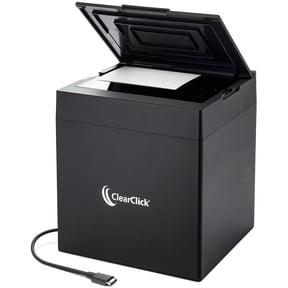 ClearClick InstaScan Photo Scanner - Scans Each Photo Virtually Instantly - Compatible with 4x6, 5x7, & Smaller Photos - No Drivers Required - USB-C Connection - Software Included - For PC & Mac
