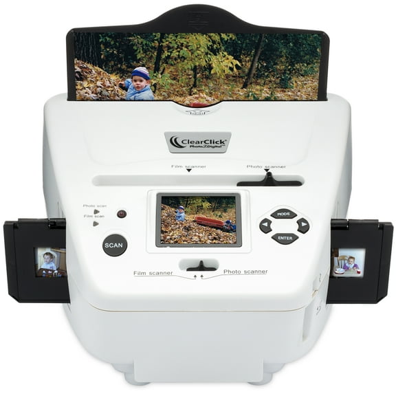 ClearClick Photo2Digital Scanner Color with 4 GB Memory Card & Software