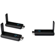 ClearClick Present+Share Mini - Wireless Presentation System for Laptops, PC, HDMI, Smartphones, TV or Projector 2 Transmitter, 1 Receiver Kit