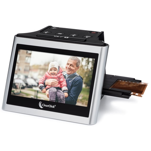 ClearClick Virtuoso 2.0 Film & Slide Scanner, with Extra Large 5" LCD Screen