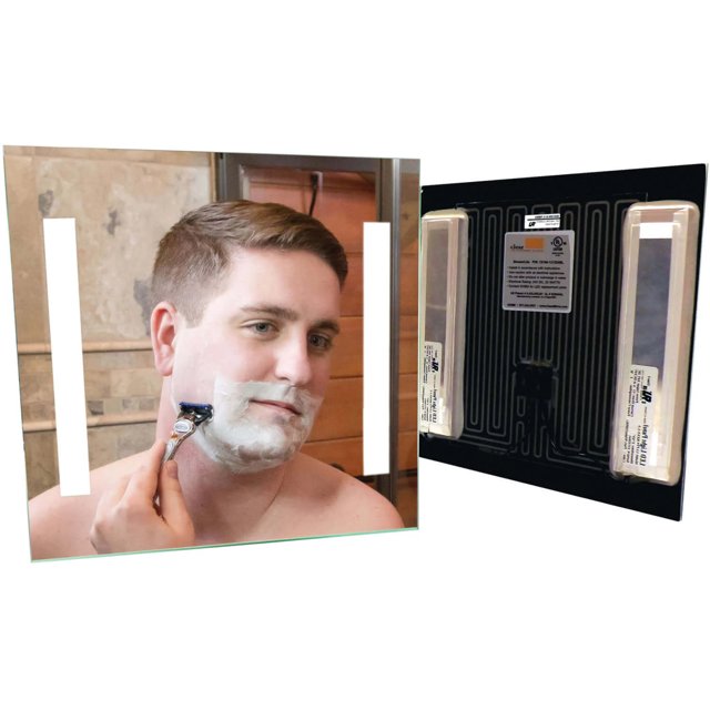 ClearMirror LED Lighted, Heated FogFree Shower Mirror Total Luxury