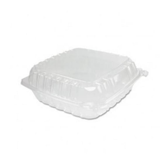 ClearSeal Plastic Hinged Container, Large - Clear