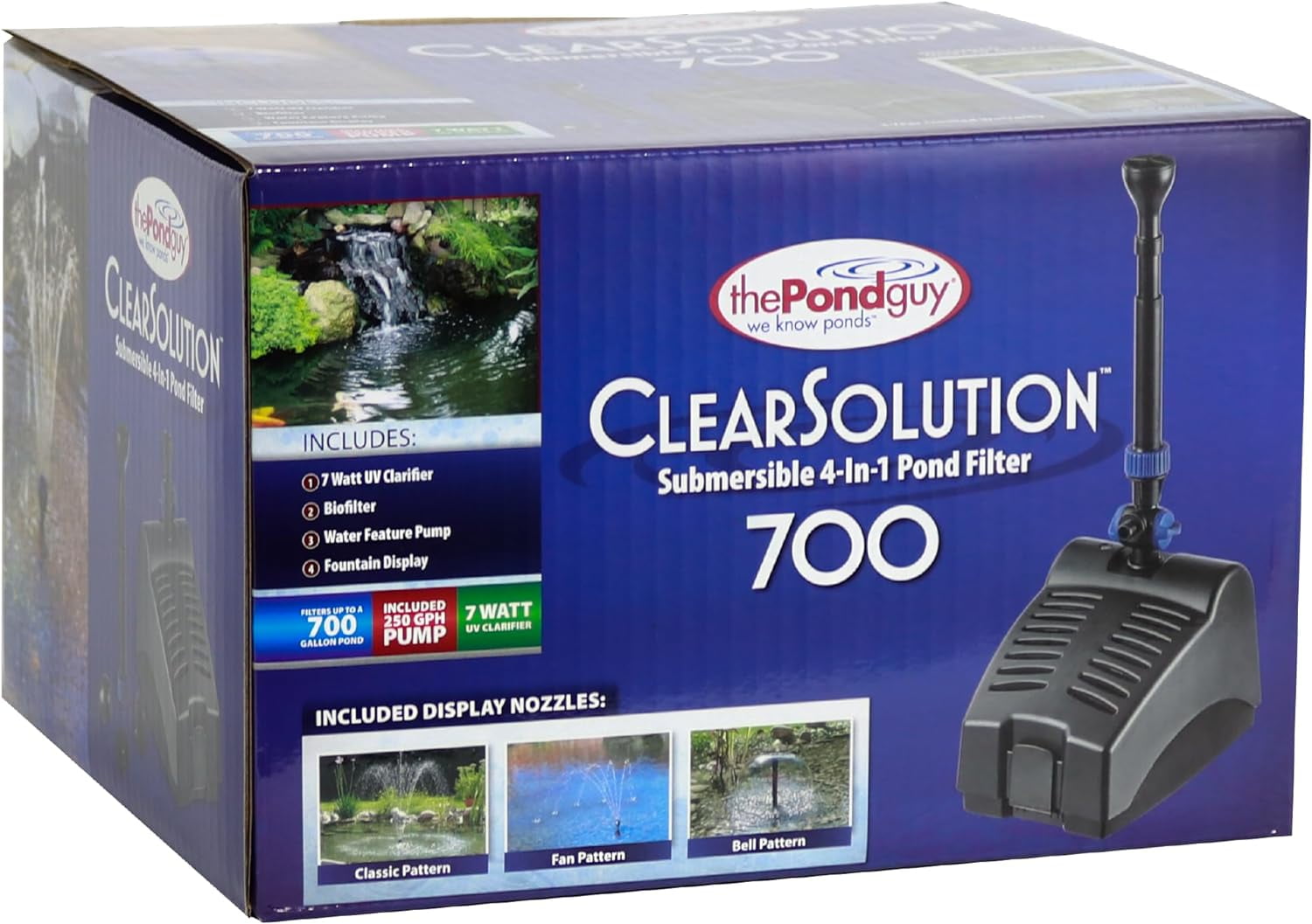 ClearSolution Submersible Filter Pump Ultraviolet System For Outdoor clearsolution-submersible-filter-pump-ultraviolet-system-for-outdoor