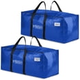 thumbnail image 1 of ClearSpace Heavy Duty Moving Bags or Storage Bag â Large Moving Boxes with Backpack Straps, Zippers & Handles â Perfect for Moving, College Dorm, Traveling, Camping, Christmas Decorations, 2 Pack, 1 of 7