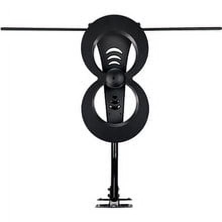 Antennas Direct - ClearStream 2MAX Indoor/Outdoor HDTV Antenna - Black