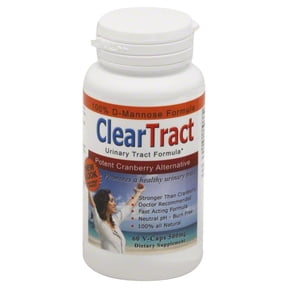 ClearTract D-Mannose Urinary Tract Formula 500 mg 60 Veg Caps