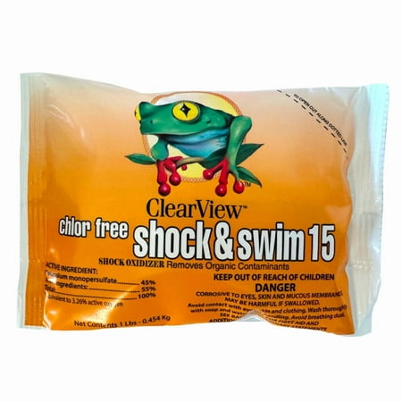 ClearView Chlor Free Shock Swim 15, 1 lb
