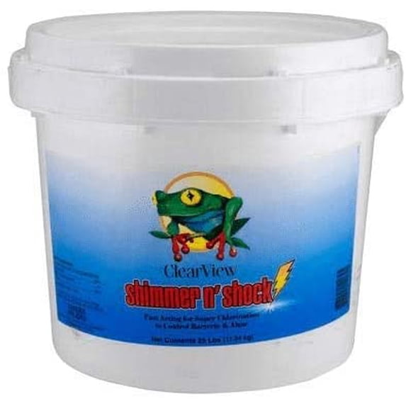 ClearView Granular Chlorine Di-Chlor Pail, 25 lbs