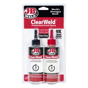 J-B Weld Clear Weld Professional Size 8 oz Hardware Clear