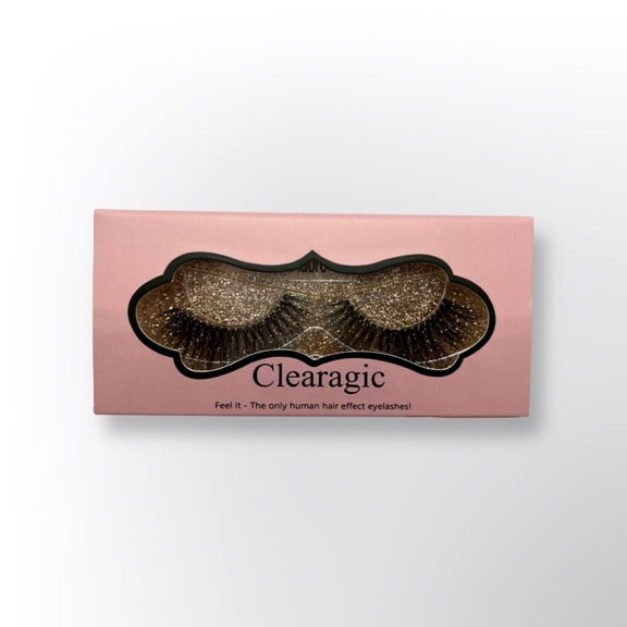 Clearagic Eyelashes "ADORE" Style.  FEEL IT THE ONLY HUMAN HAIR EFFECT EYELASHES!