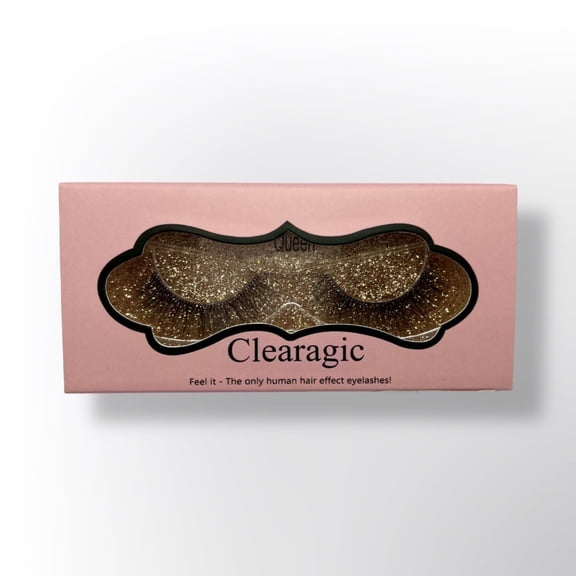 Clearagic Eyelashes "QUEEN" Style. FEEL IT THE ONLY HUMAN HAIR EFFECT EYELASHES!