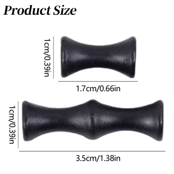 Clearance Under $0.59! 2PCS Bow String Finger Guard, Silicone Archery Finger Protector for Shooting, Silica Gel, for Archery & Bow Hunting, (One Size, Black)