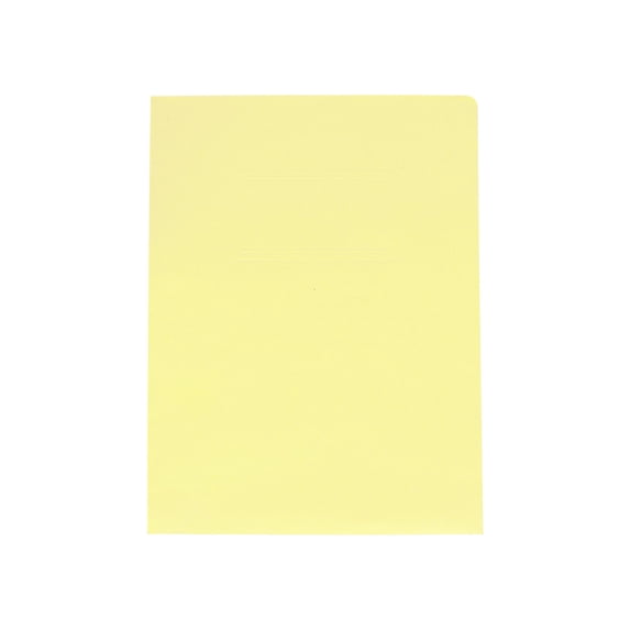 Clearance Under $0.74! 1 Pack L-Shaped Paper File Folder A4 Document Holder with Card Slot Office Stationery for Home and Workplace Organization (Yellow)