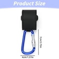 thumbnail image 1 of Clearance Under $0.79! 1PC Locking Carabiner Hook, 30KG Capacity Heavy-Duty Spring Hook for Stroller & Bags, Metal, for Outdoor & Daily Use, (118mm, Blue), 1 of 4