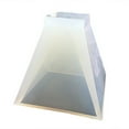 thumbnail image 1 of Clearance Under $1.04! 1PC Resin Pyramid Casting Mold, Silicone Mould for Geometry Decor & Ornaments, Silica Gel, for DIY Crafts & Gifts, (5cm, Clear), 1 of 3
