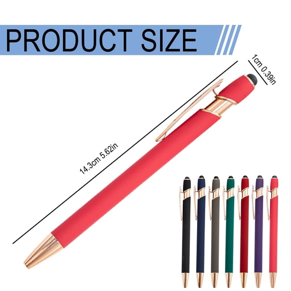Clearance Under $1.09! 1PC Personalized Aluminum Ballpoint Pen, Retractable Metal Pen with Engraving Option, Plastic, for Gifting & Daily Use, (One Size, Wine)
