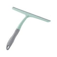 thumbnail image 1 of Clearance Under $1.16! 1PC Shower Squeegee, Silicone Glass Window Scraper with Hook, Streak-Free Water Remover, Non-Slip Ergonomic Handle, for Shower Doors & Windows, Green, 24.5x25cm, 1 of 1