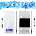 thumbnail image 1 of Clearance Under $1.19! 10PCS Erasable Gel Pen Refills, 0.5mm Push-Type Replaceable Ink Cartridges for Retractable Pens, PVC, for Daily Writing, (16.5cm, Blue), 1 of 5