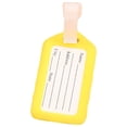 thumbnail image 1 of Clearance Under $1.19! 10PCS Waterproof Luggage ID Tags, PP Plastic Bag Label Cards for Suitcases & Backpacks, PP, for Travel & School, (8.7x5cm, Yellow), 1 of 1