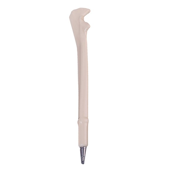 Clearance Under $1.24! 1PC Novelty Bone-Shaped Ballpoint Pen, Realistic Doctor-Themed Writing Pen with Black Ink, Plastic, for Gifting & Office, (15cm, Assorted)